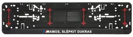 Automobilio numerių rėmelis "///Mamos, slėpkit dukras"