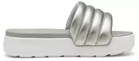 Puma Šlepetės Moterims Karmen Slide Puffy Baltas Sidabrinis 395399 03