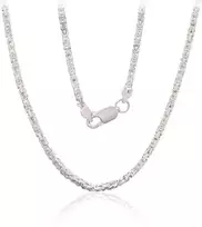 Sidabrinė grandinėlė Bizantine 2.1 mm - 55 - 2.1 mm. - 13.2 g.