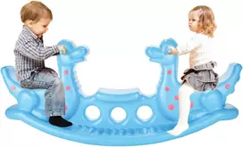 Woopie Bujak Dino Sūpynės 3 vaikams Šviesiai mėlyna