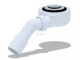 Ani Plast Žemas 1 1/2x50, 53 mm „Click-clack“ su išleidimo vamzdžiu