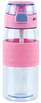 Gertuvė KITE, 600ml, su užrakinamu dangteliu, rožinės sp. tritano plastikas