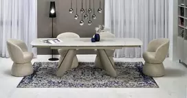 Halmar Valgomojo komplektas - Stalas SALIX+ Kėdės K-581