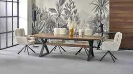 Halmar Valgomojo komplektas - Stalas BARON+ Kėdės K-572
