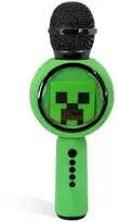 Karaoke mikrofonas LED su belaidžiu garsiakalbiu OTL Minecraft Creeper