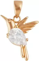 Auksinis pakabukas su cirkoniu Brasco 57540