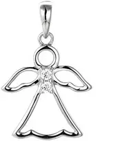 Sidabrinis pakabukas su cirkoniais "Angelas" Brasco 58895