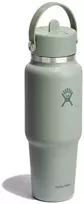 Gertuvė „Hydro Flask“ plataus kamščio, lankstaus šiaudelio dangtelio ir agavos skonio kelioninis butelis, 946 ml
