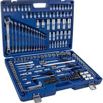 1/4" + 3/8" + 1/2" Galvučių ir raktų rinkinys 218vnt.