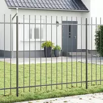 Sodo tvora 6 pcs Pilka 10,2 x 1,5 m Miltelinis plienas