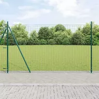 Tvorelės stulpas 26 pcs Pilka 3,2 x 3,2 x 170 cm