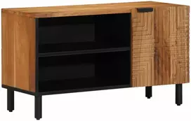 Televizoriaus spintelė Ruda 80 x 33 x 46 cm Kietas mango medis