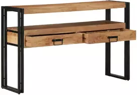 Konsolinis stalas Ruda 120 x 33 x 75 cm Kietos akacijos mediena