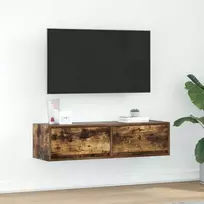 TV staliukas Televizoriaus spintelė Dūminio ąžuolo 100 x 31 x 25,5 cm