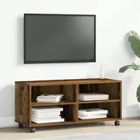 TV staliukas Televizoriaus spintelė Ruda 90 x 35 x 40.5 cm Apdirbta mediena
