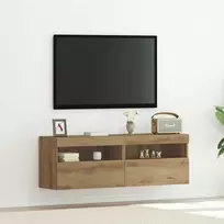 TV staliukas TV sieninė spintelė 2 pcs artisano ąžuolo 60 x 30 x 40 cm