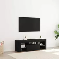 TV staliukas Televizoriaus spintelė Juodas ąžuolas 120 x 35 x 40 cm