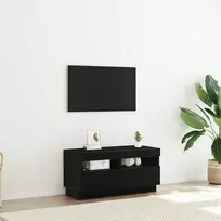 TV staliukas Televizoriaus spintelė Juodas ąžuolas 80 x 35 x 40 cm