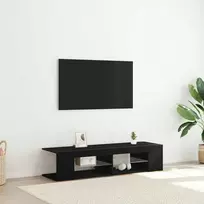 TV staliukas Televizoriaus spintelė Juodas ąžuolas 135 x 39 x 30 cm