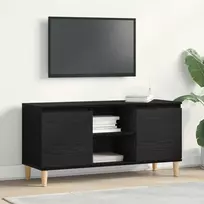 TV staliukas Televizoriaus spintelė 102 x 35 x 50 cm Juodas ąžuolas