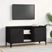 TV staliukas Televizoriaus spintelė Juodas ąžuolas 102 x 35 x 50 cm