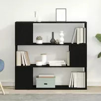 TV staliukas TV spintelių komplektas Juodas ąžuolas 100 x 24 x 94 cm