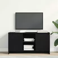 TV staliukas Televizoriaus spintelė Juodas ąžuolas 102 x 37,5 x 52,5 cm