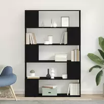 TV staliukas TV spintelių komplektas Juodas ąžuolas 100 x 24 x 155 cm