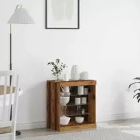 LED Bufetas Senas medis 60,5 x 37 x 67 cm Apdirbta mediena