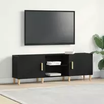 TV staliukas Televizoriaus spintelė Juodas ąžuolas 150 x 30 x 50 cm