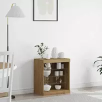 LED Bufetas Amatininkų ąžuolas 60,5 x 37 x 67 cm