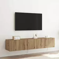 TV staliukas TV sieninė spintelė 2 pcs Amatininkų ąžuolas 80 x 35 x 31 cm