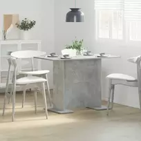 Valgomojo stalas Betono pilka 110 x 60 x 75 cm Apdirbta mediena