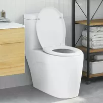Tualeto sėdynė Balta 47 x 37 x 4 cm Duroplastas
