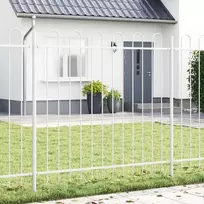 Sodo tvora 4 pcs Pilka 6,8 x 1,2 m Miltelinis plienas