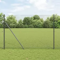 Tvorelės stulpas Plienas ir PVC Pilka