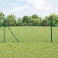 Tvorelės stulpas Plienas ir PVC Žalia