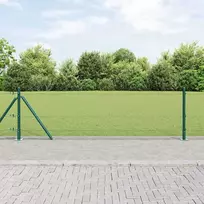 Suvirinta vielos tvora su betono baze 100 x 0,5 m (W x H)