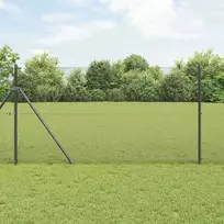 Tvorelės stulpas Plienas ir PVC Pilka