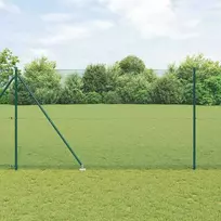Suvirintas vielinis tvoras su smailiais galais Plienas ir PVC