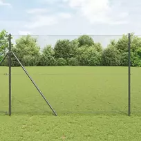 Tvorelės stulpas Plienas ir PVC Pilka