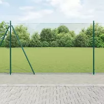 Suvirinta vielos tvora su betono baze 25 x 1,5 m Žalia