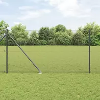 Suvirintas vielinis tvoras su smailiais galais Plienas ir PVC