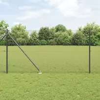 Suvirintas vielinis tvoras su smailiais galais Plienas ir PVC