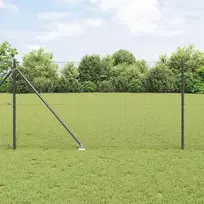 Suvirintas vielinis tvoras su smailiais galais Plienas ir PVC
