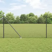 Suvirintas vielinis tvoras su smailiais galais Plienas ir PVC