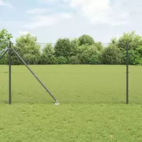 Suvirintas vielinis tvoras su smailiais galais Plienas ir PVC