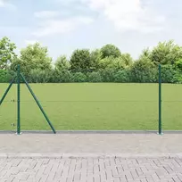 Suvirinta vielos tvora su betono baze 50 x 0,8 m Žalia