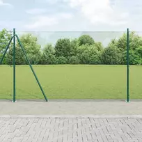 Suvirinta vielos tvora su betono baze 10 x 1,6 m Žalia