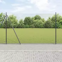 Suvirinta vielos tvora su betono baze 25 x 1,6 m Pilka